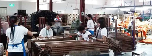 Finishing wood poles